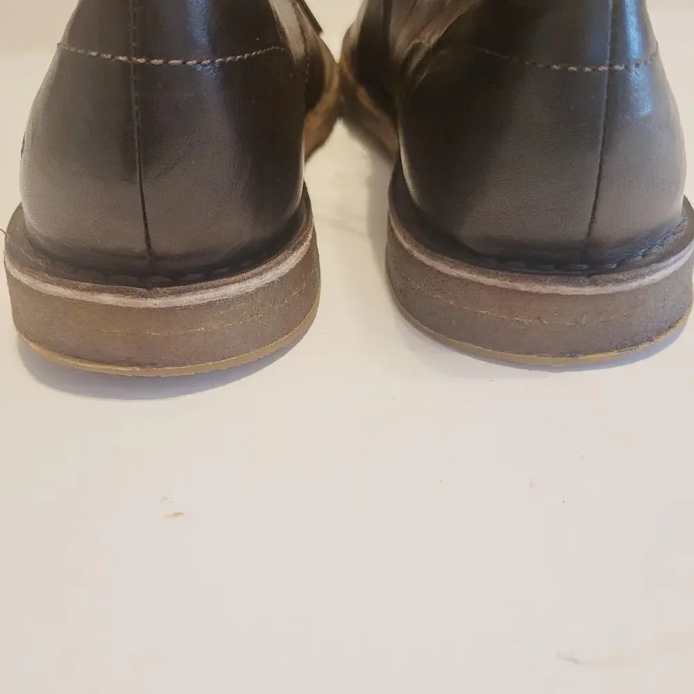 UGG Boots Mens 9 Brown Leather Leighton Chukka Desert Lace Up S/N 3275 Casual - Picture 6 of 10